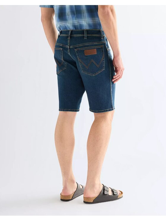 Wrangler Wrangler Pantaloncini di jeans TEXAS SHORTS Blu Regular Fit