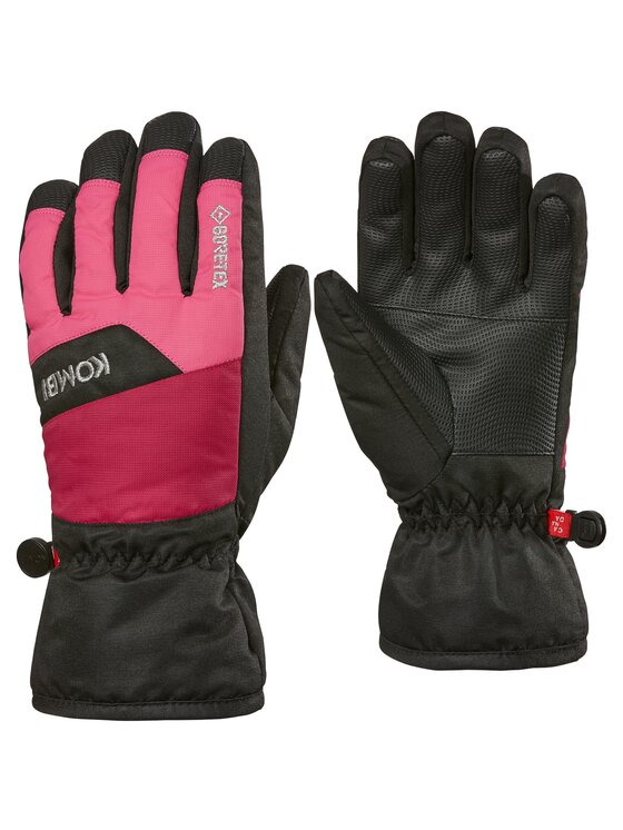 Rękawice narciarskie Kombi, Różowe, Shadowy GORE-TEX Junior