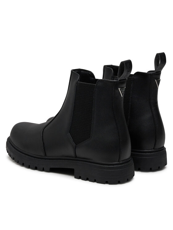 Guess Guess Kotníková obuv s elastickým prvkem Sidney Beatles FMFSBE SUE15 Černá