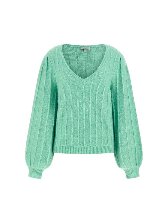 Guess Guess Sweter 169465 Zielony Classic Fit
