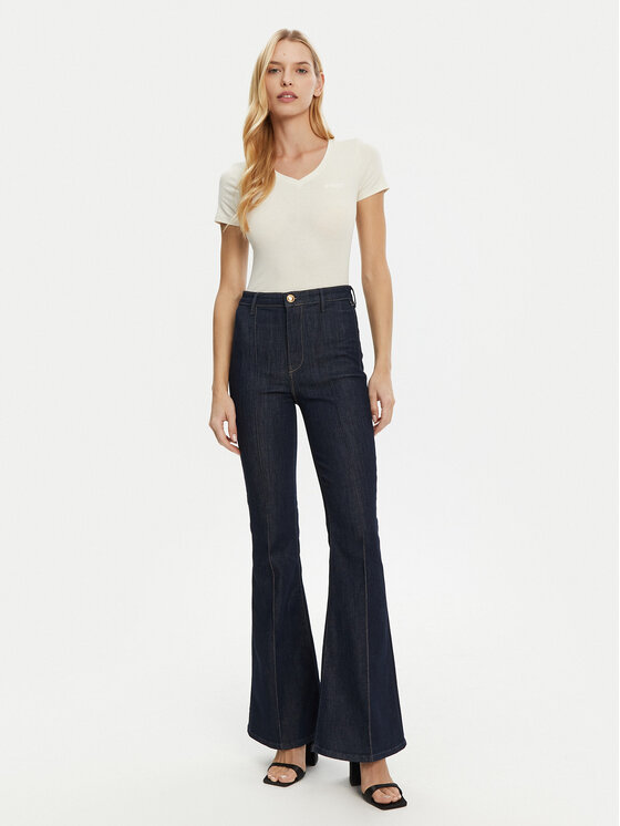 Guess Guess T-krekls O5RI02 KBBU1 Bēšs Regular Fit