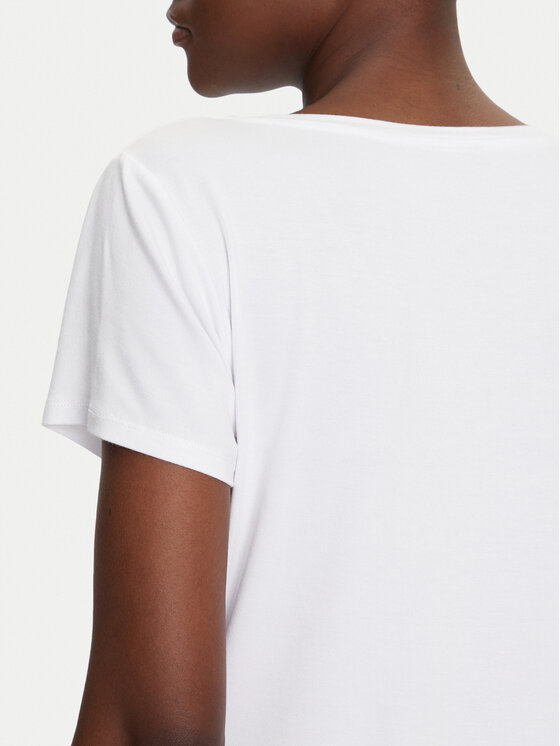 Liu Jo Beachwear Liu Jo Beachwear T-Shirt VA5156 JS360 Λευκό Regular Fit