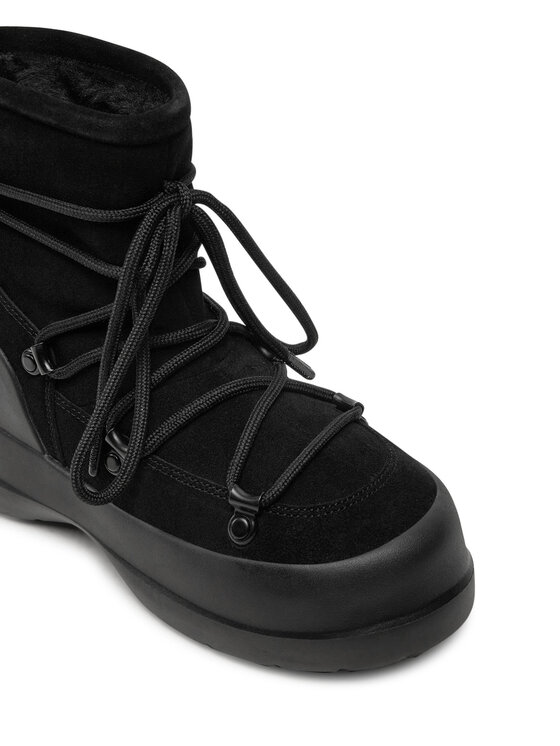 Moon Boot Moon Boot Μπότες Χιονιού Luna Boot Suede 80D2480030 Μαύρο