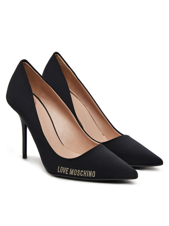 LOVE MOSCHINO LOVE MOSCHINO Čevlji z visoko peto JA10059G1MIM0000 Črna