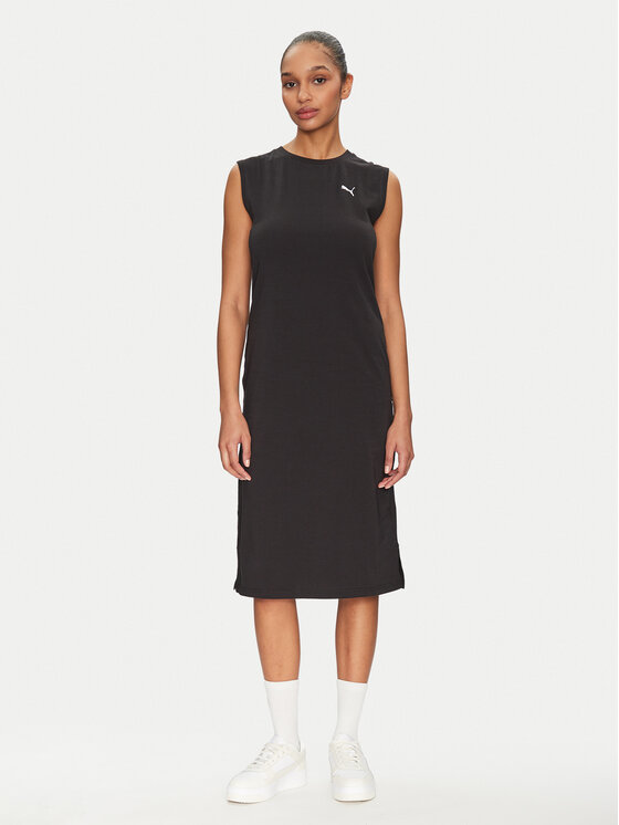 Puma Puma Ежедневна рокля Ess 685643 Черен Slim Fit