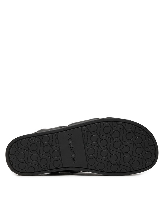Calvin Klein Calvin Klein Σανδάλια Padded Criss Cross Sandal HM0HM01482 Μαύρο
