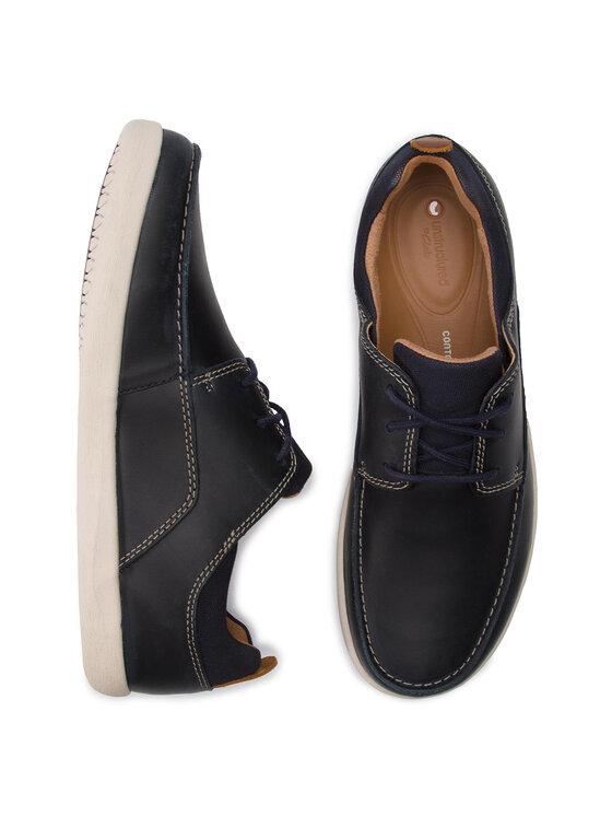 Clarks Clarks Pusbačiai Un Lisbon Lace 261416077 Tamsiai mėlyna