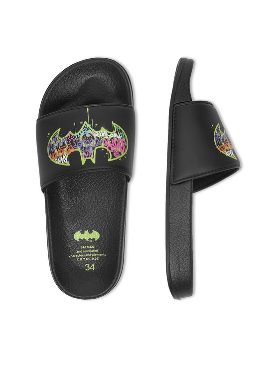 Batman Batman Παντόφλες CEO-CP90-SS26-215WBBAT Μαύρο