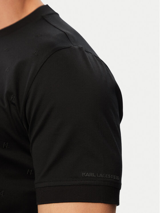 KARL LAGERFELD KARL LAGERFELD T-Shirt 755001 563200 Černá Regular Fit