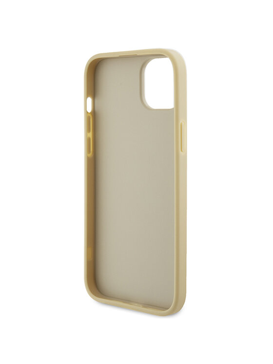 Guess Guess Etui na telefon iPhone 15 Plus Złoty