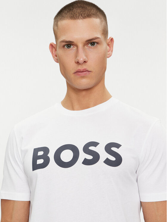 BOSS Boss T-shirt Thinking 1 50481923 Bianco Regular Fit