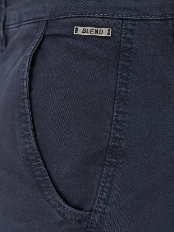 Blend Blend Kratke hlače iz tkanine 20717939 Mornarsko modra Regular Fit