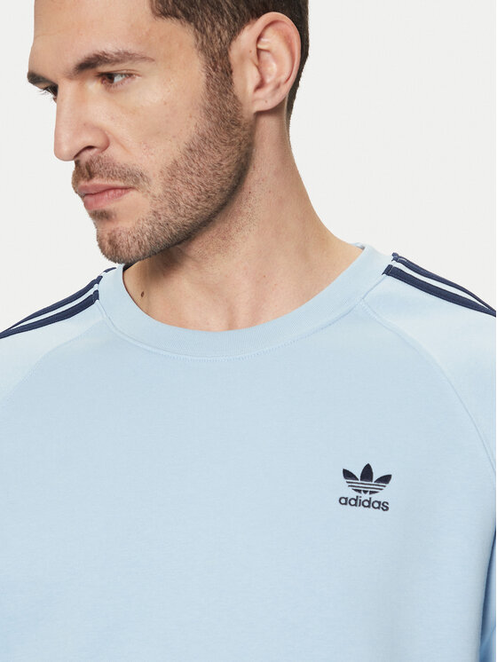 adidas adidas Суитшърт adicolor Classics 3-Stripes JN7026 Светлосиньо Regular Fit