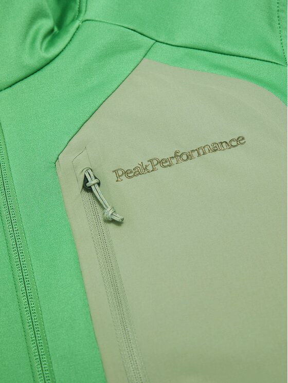 Peak Performance Peak Performance Bluza Utility Light Zielony Regular Fit