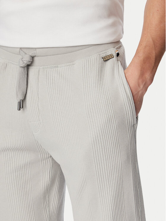 BOSS BOSS Donji dio trenerke Structure 50540577 Siva Regular Fit