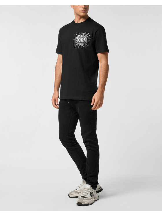 PHILIPP PLEIN PHILIPP PLEIN T-shirt 27117 Nero Regular Fit