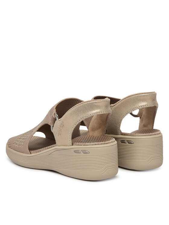 Skechers Skechers Sandały Martha Stewart: Pier-Lite - Park Path 188001/TPE Beżowy