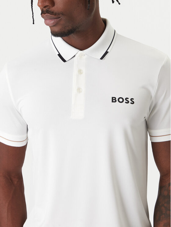 BOSS BOSS Polo Paul Pro 50506203 Bianco Slim Fit