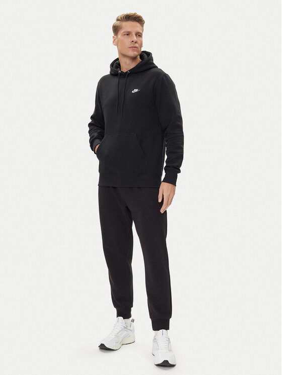 Nike Nike Majica dugih rukava Club Ft FN3859 Crna Regular Fit
