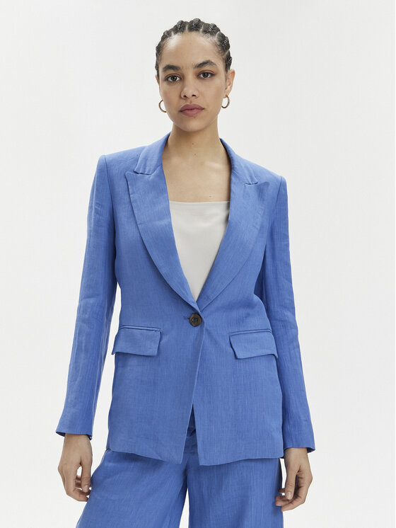 Marella Marella Giacca da abito Afro 2413041094 Blu Regular Fit