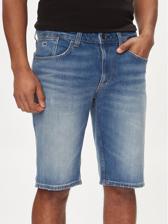 Tommy Jeans Pantaloncini di jeans Ronnie DM0DM18795 Blu Slim Fit, taglia : 31