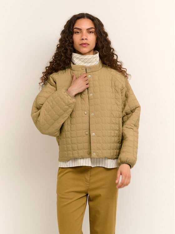 Karen by Simonsen Karen by Simonsen Преходно яке Gaunes 10104153 Златист Loose Fit