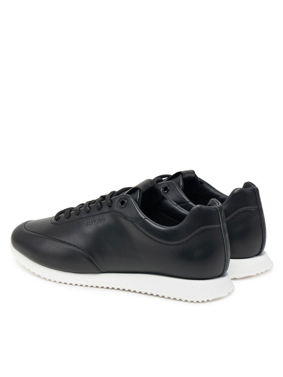 Calvin Klein Calvin Klein Superge Runner Lace Up - Lth HW0HW02396 Črna