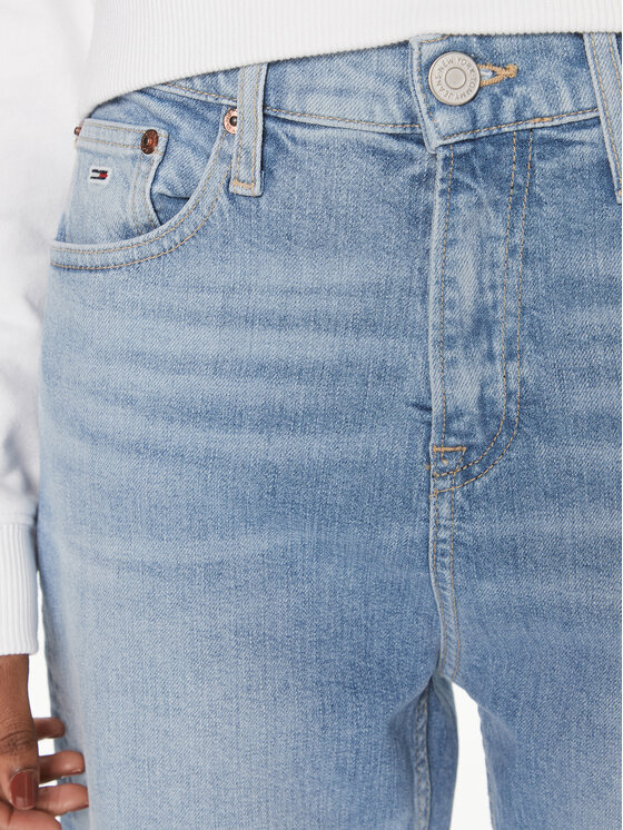 Tommy Jeans Tommy Jeans Blugi Izzie DW0DW17603 Albastru Straight Fit