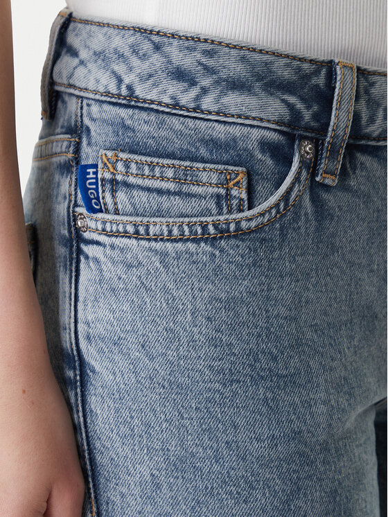 HUGO HUGO Jeans hlače Gamera 50556538 Modra Regular Fit