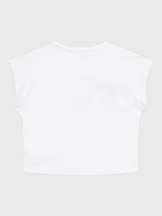 T-shirt J3GI13 K8HM3 Bianco Regular Fit
