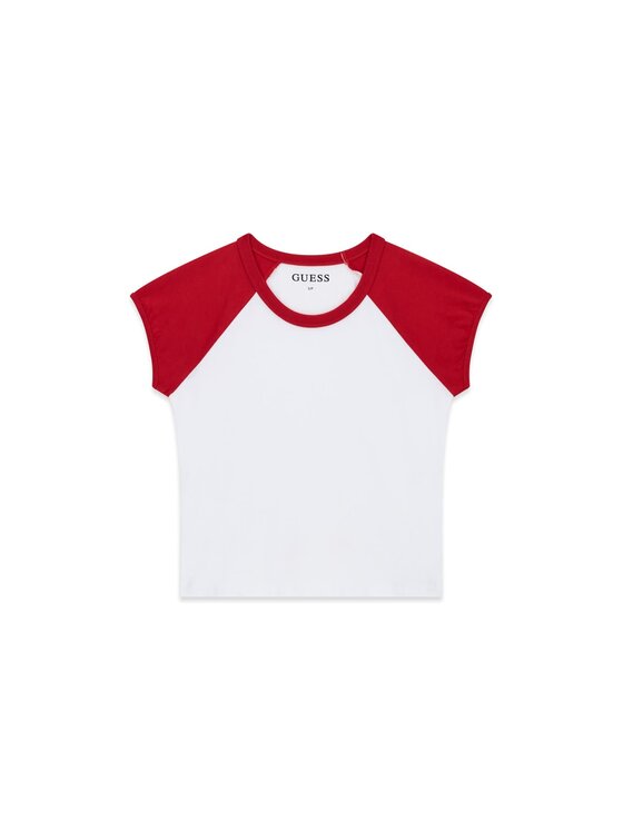 Guess Guess T-Shirt 183867 Červená Classic Fit