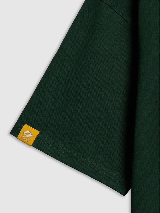 4F 4F T-Shirt NATURE’S TRAIL Zielony ciemny Loose Fit