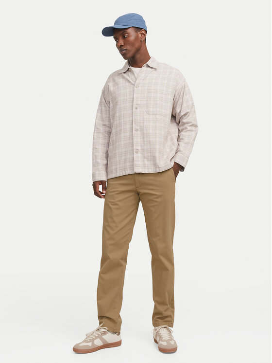 Jack & Jones Jack & Jones Chinosy Kane 12268490 Brązowy Regular Fit