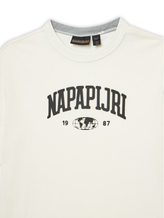 Napapijri Napapijri T-krekls S-Inot NP0A891F D Écru Regular Fit