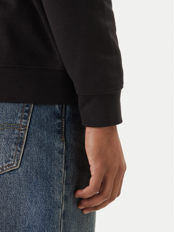 Calvin Klein Calvin Klein Džemperis ar kapuci Eu Sportswear Graphic LV04LF230G Melns Regular Fit