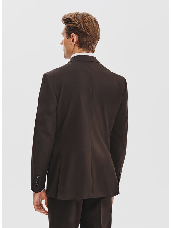 Pako Lorente Pako Lorente Marynarka P25WF-3G-012 Brązowy Slim Fit