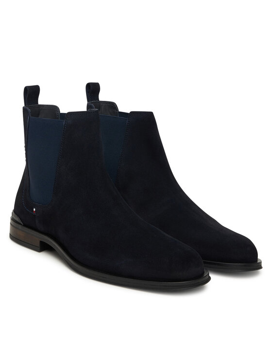 Tommy Hilfiger Tommy Hilfiger Ghete Jodhpur Corporate FM0FM05580 Bleumarin