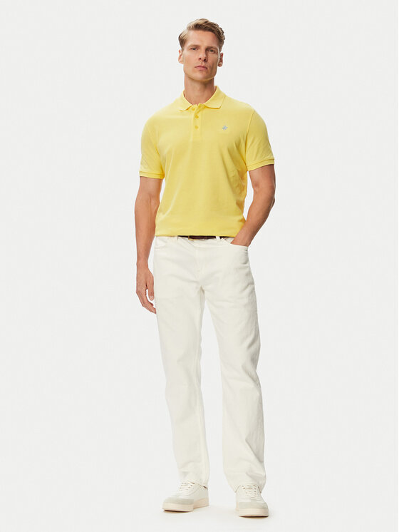 Beverly Hills Polo Club Beverly Hills Polo Club Polo P-SS26M-P42560_BBU Κίτρινο Regular Fit