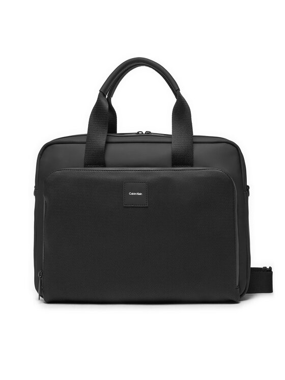 Calvin Klein Torba Za Prenosnik Ck Essential Laptop Bag Rub K50K512724 Črna