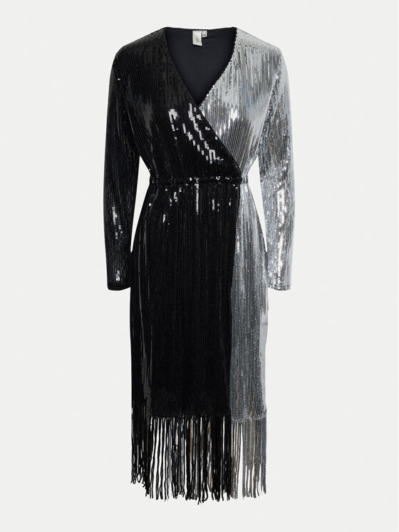 YAS YAS Abito da cocktail Tio 26035387 Nero Regular Fit