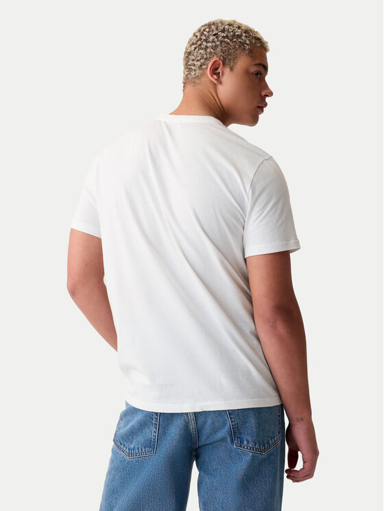 Gap Gap T-Shirt 866774-01 Biały Regular Fit