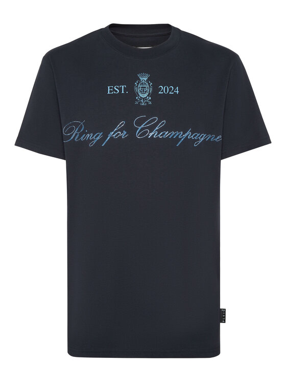 PHILIPP PLEIN PHILIPP PLEIN T-Shirt 26147 Granatowy Regular Fit