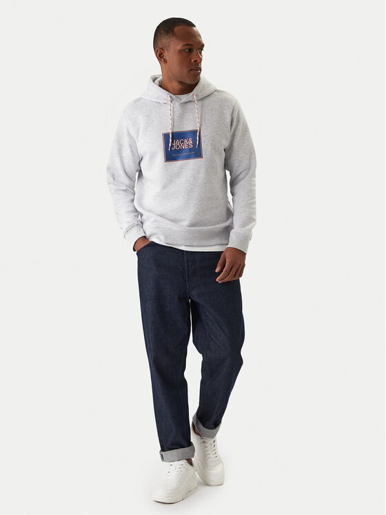 Jack & Jones Jack & Jones Bluză Rain 12288098 Gri Regular Fit