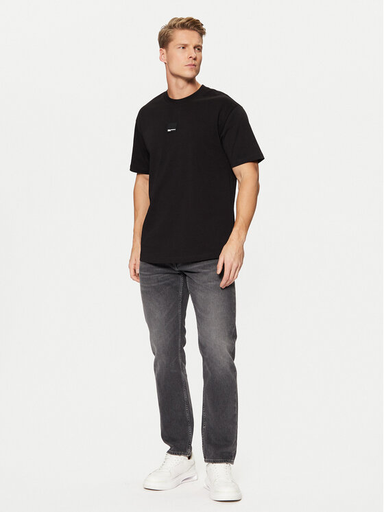 Karl Lagerfeld Jeans Karl Lagerfeld Jeans T-krekls A1M17011 Melns Relaxed Fit