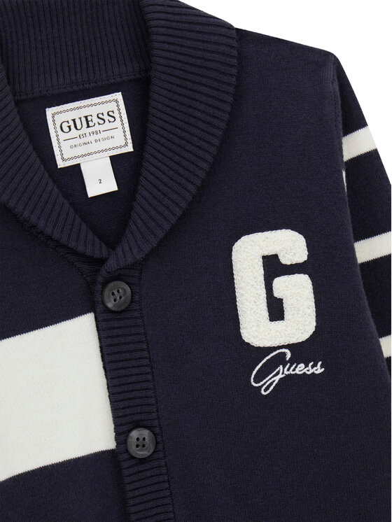 Guess Guess Kardigan N6YR04 Z0901 Tumesinine Regular Fit