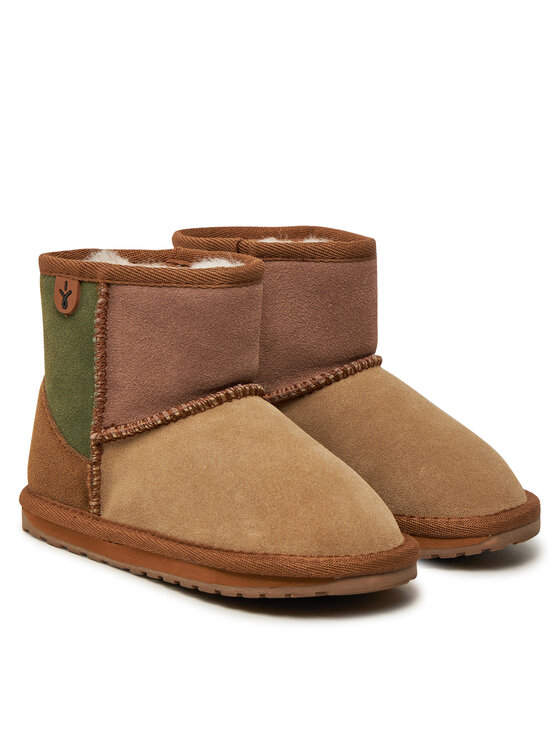 EMU Australia EMU Australia Cizme de zăpadă Wallaby Mini Patchwork K13105 Bej