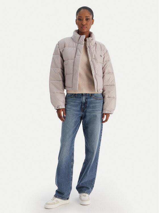 Calvin Klein Jeans Calvin Klein Jeans Kurtka zimowa LV047D504G Szary Regular Fit