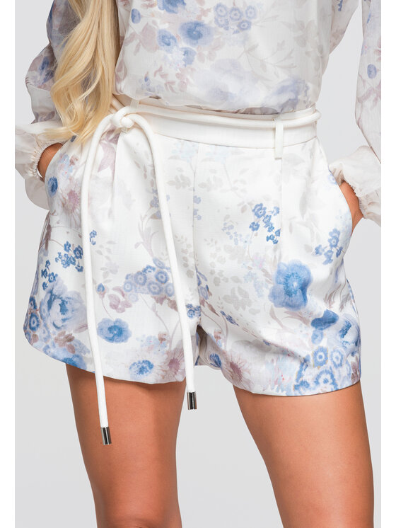 Ombre Ombre Szorty materiałowe OW-ST-E0026 Niebieski Relaxed Fit