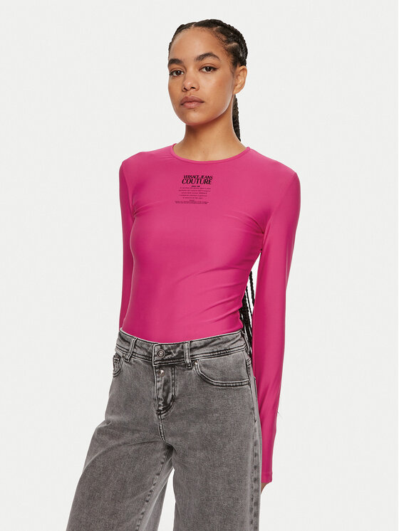 Versace Jeans Couture Body 77HAM221 J0148 Ružová Slim Fit