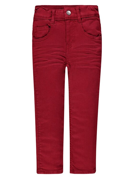 Kanz Kanz Spodnie materiałowe 1846924-2981 Czerwony Basic Fit